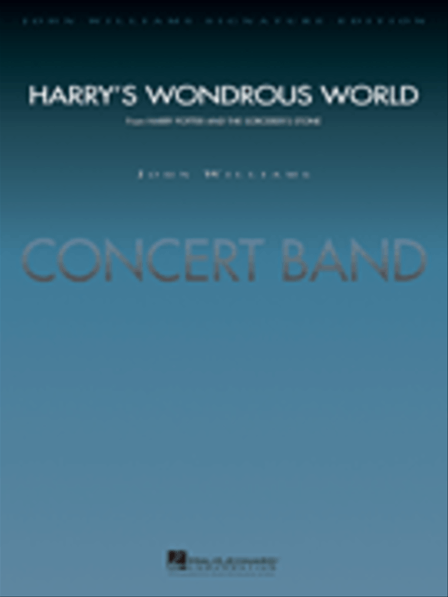 Harry's Wondrous World (from Harry Potter and the Sorcerer's Stone) Concert Band scores gallery preview page 1
