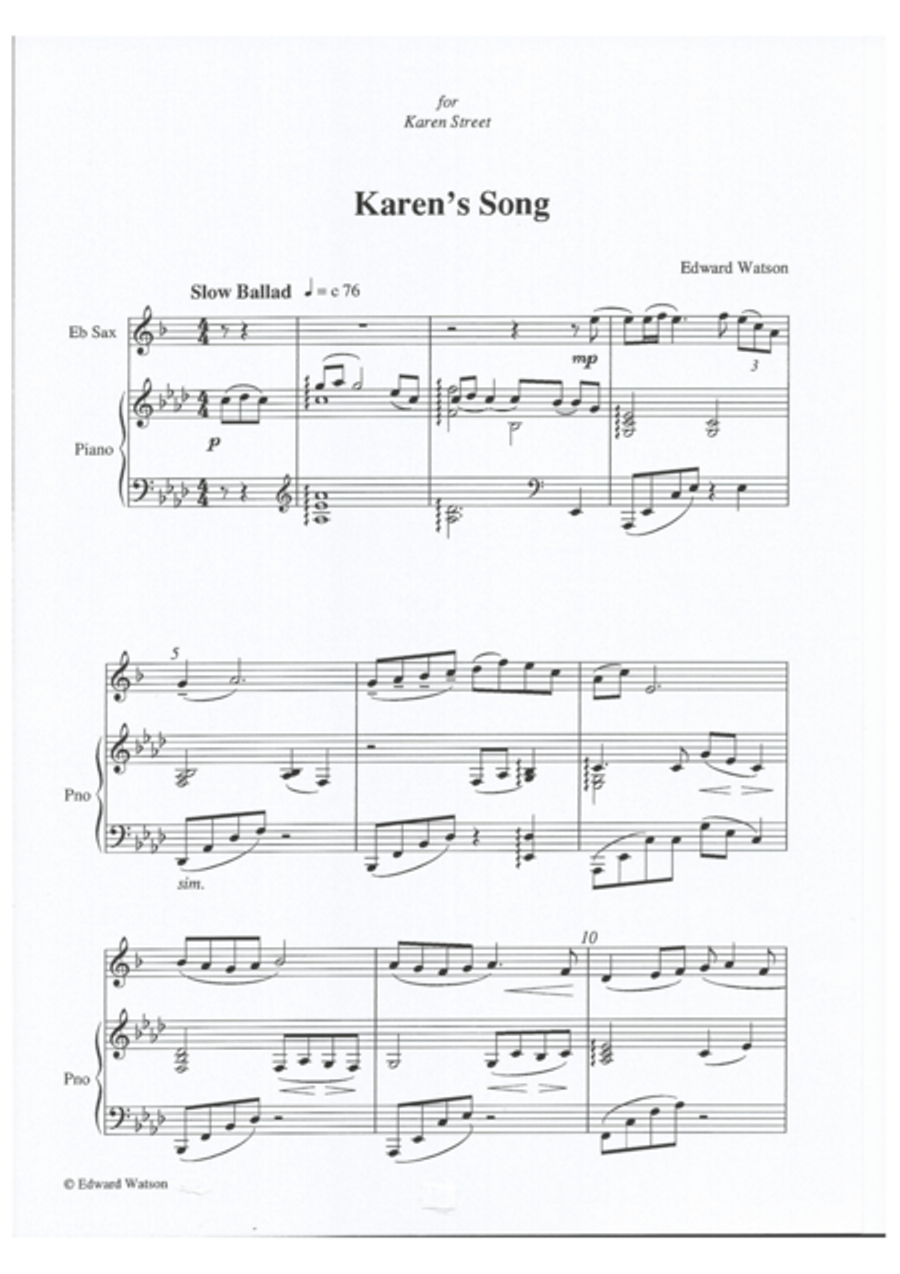 K' Street Caboodle K' Street Caboodle Alto Saxophone scores gallery preview page 3