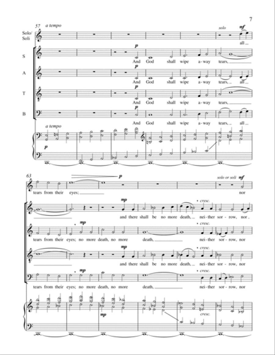 And I saw a new heaven SSATB scores gallery preview page 7
