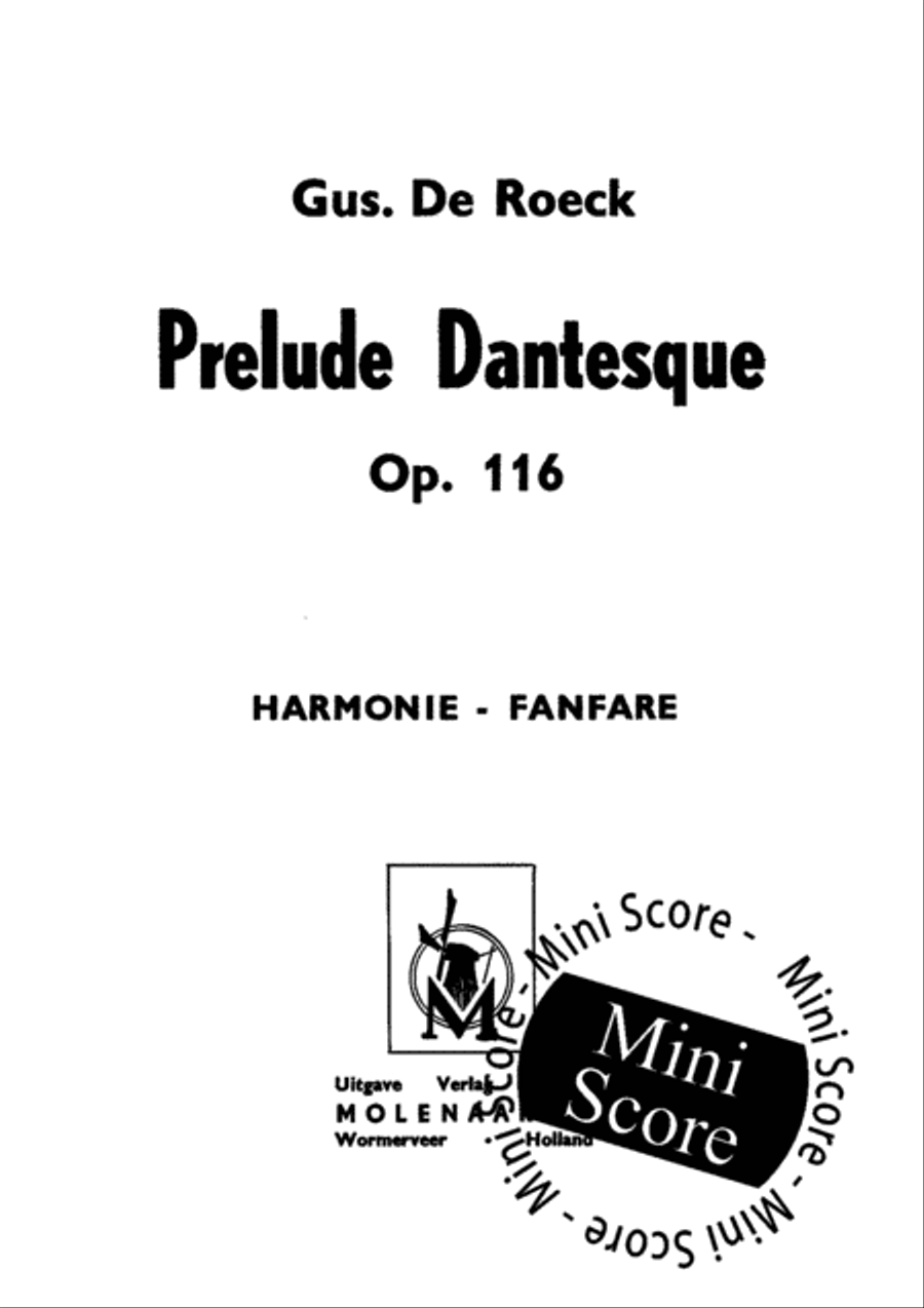 Prelude Dantesque Prelude Dantesque Fanfare Band scores gallery preview page 3