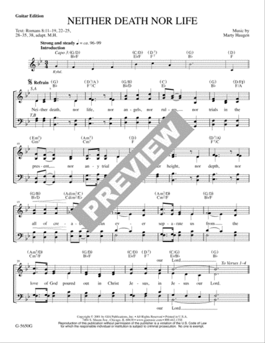 Neither Death Nor Life - Guitar Edition Guitar scores gallery preview page 2