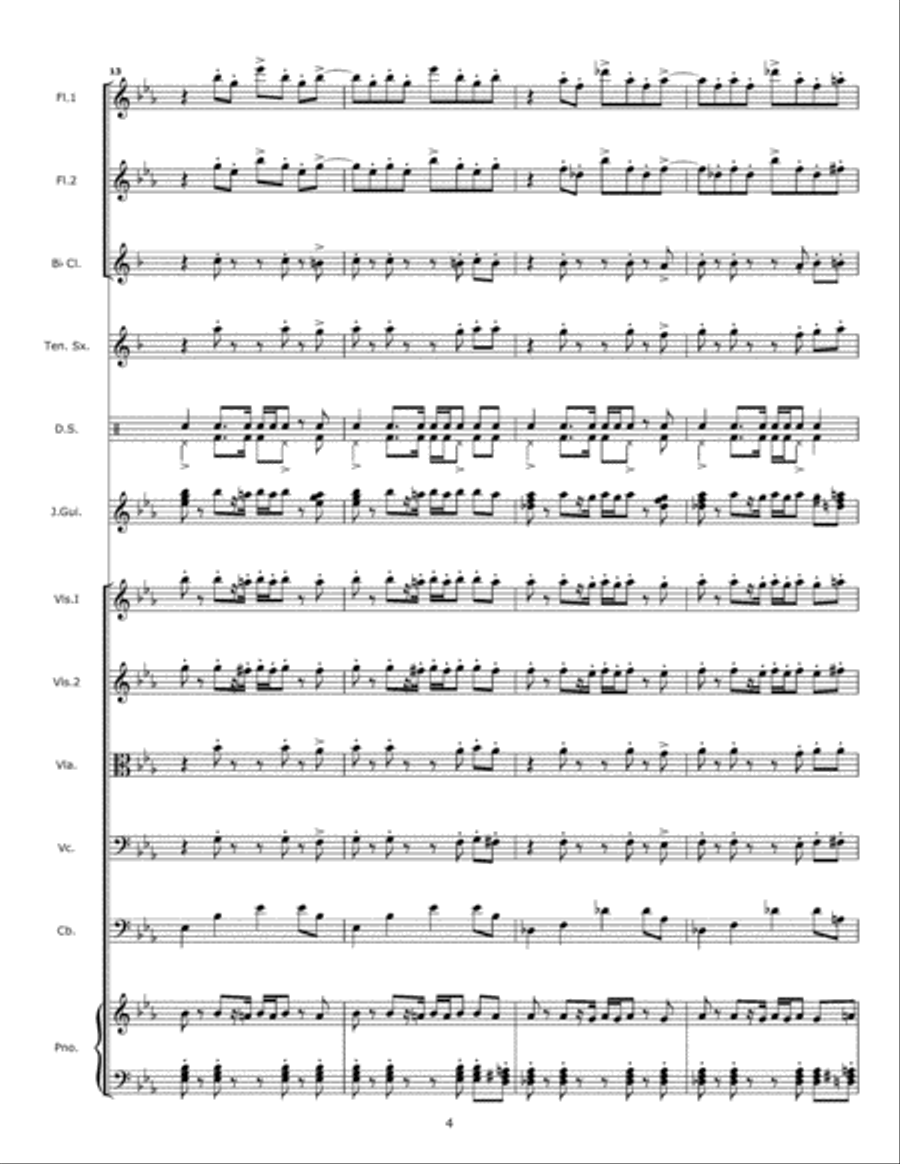 Mireya Chamber Orchestra scores gallery preview page 4