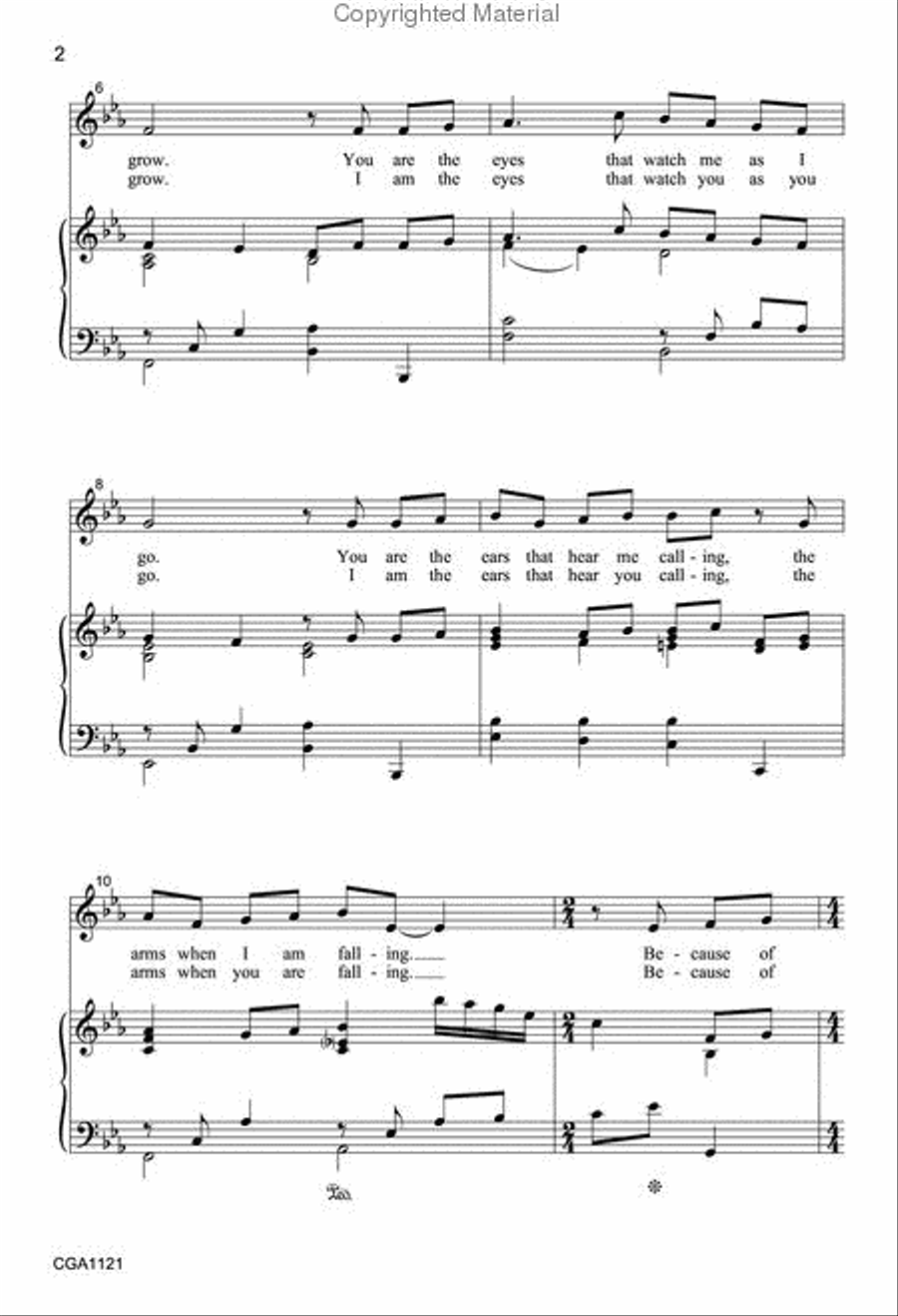 You Are the Hands 2-Part scores gallery preview page 3