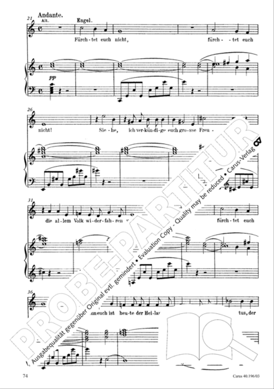 Die Geburt Christi SSA scores gallery preview page 75