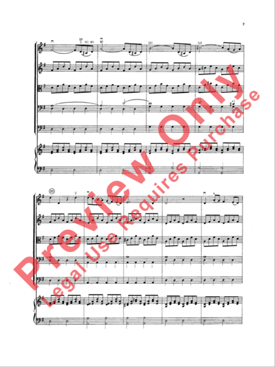 The Four Seasons (Spring, Winter, Autumn) String Orchestra scores gallery preview page 8