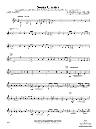 Sousa Classics: 2nd B-flat Clarinet