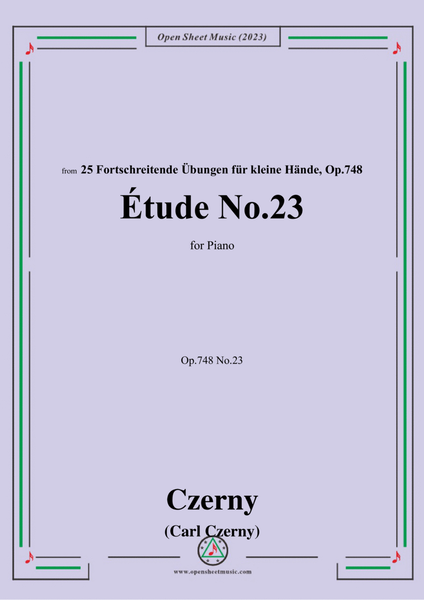 C. Czerny-Exercise No.23,Op.748 No.23 image number null