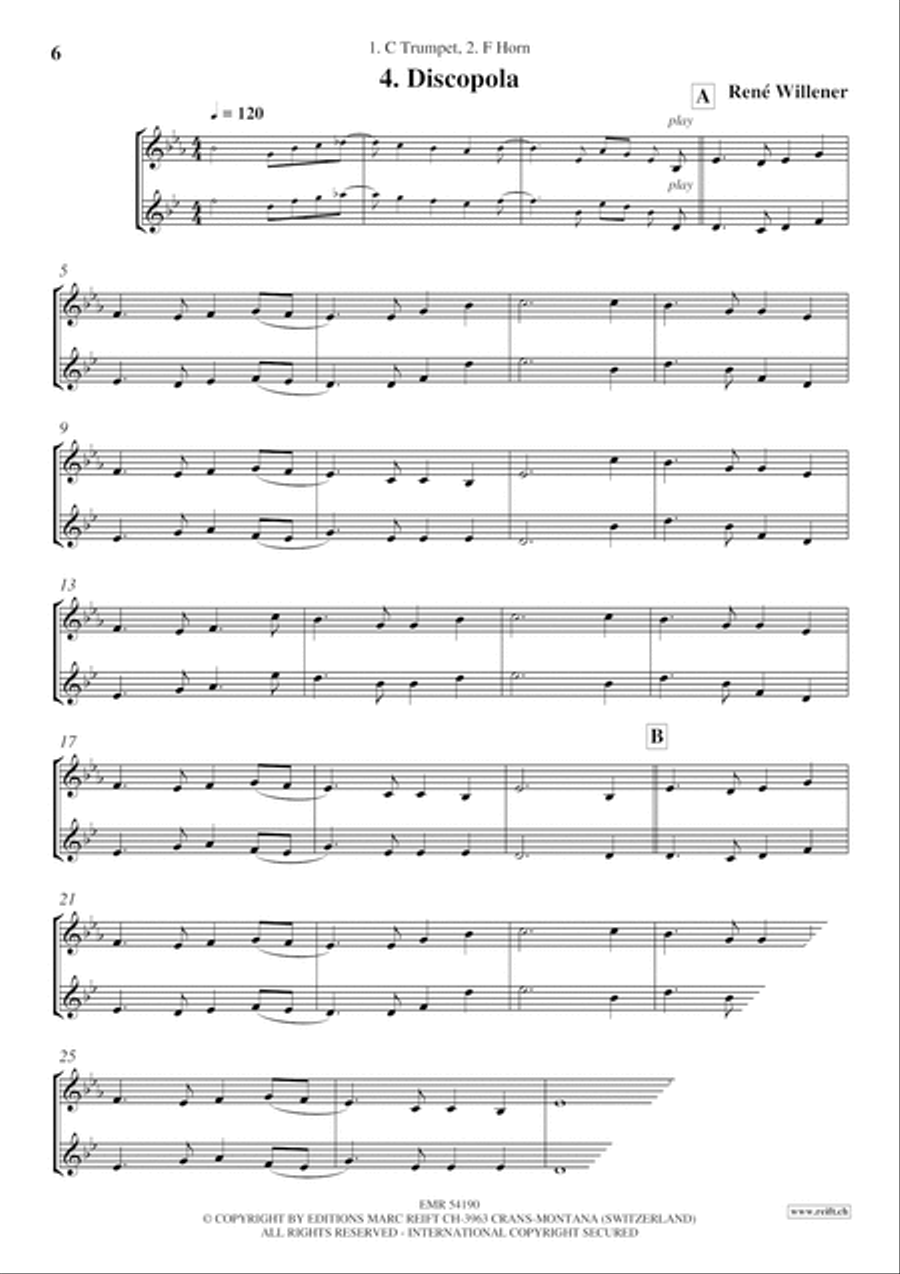 Auld Lang Syne Auld Lang Syne Horn scores gallery preview page 6