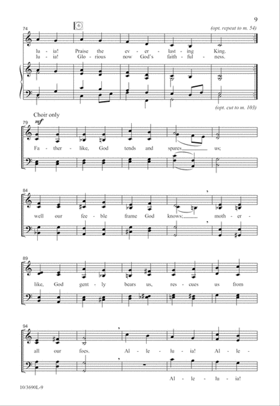 King of Heaven 4-Part scores gallery preview page 9