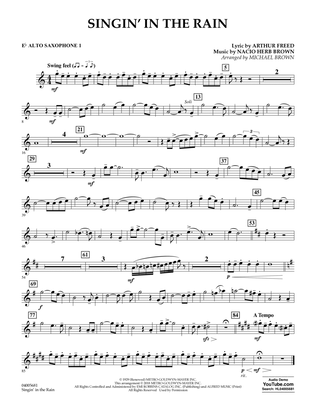 Singin' in the Rain (arr. Michael Brown) - Eb Alto Saxophone 1
