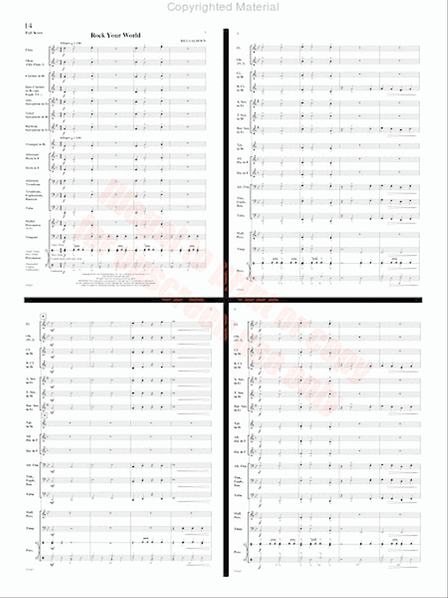 Chronicles Concert Band scores gallery preview page 15