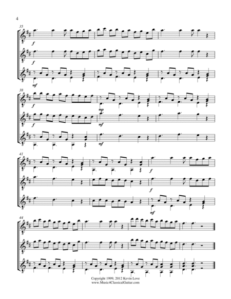 Fiesta (Guitar Trio) - Score and Parts image number null