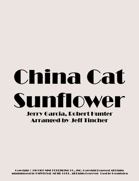 China Cat Sunflower image number null