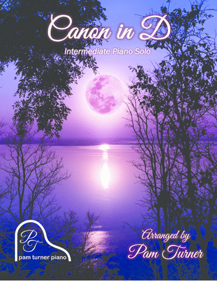 Book cover for Canon in D (Intermediate Piano Solo)