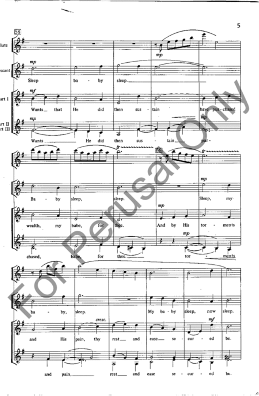 Sweet Baby Sleep! SSA scores gallery preview page 4
