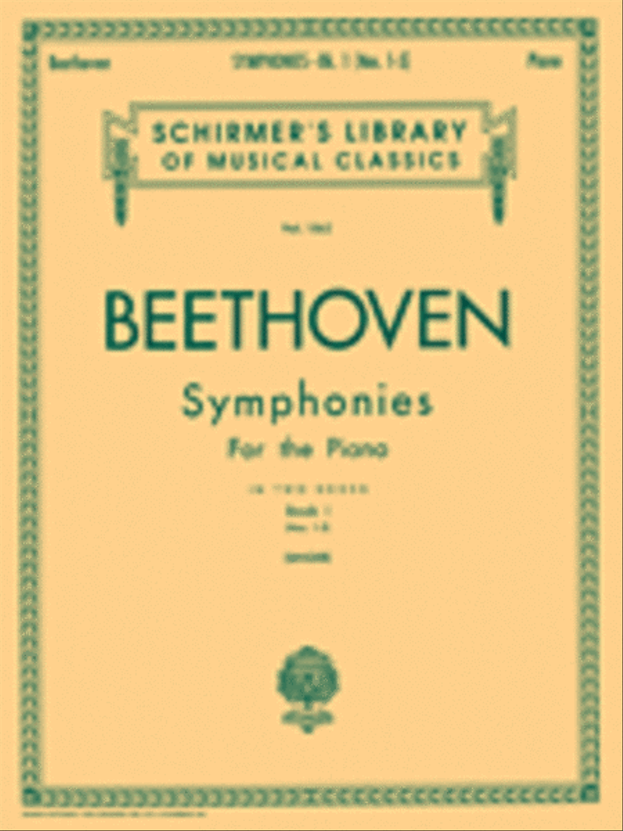 Symphonies – Book 1 Symphonies – Book 1 Piano Solo scores gallery preview page 1