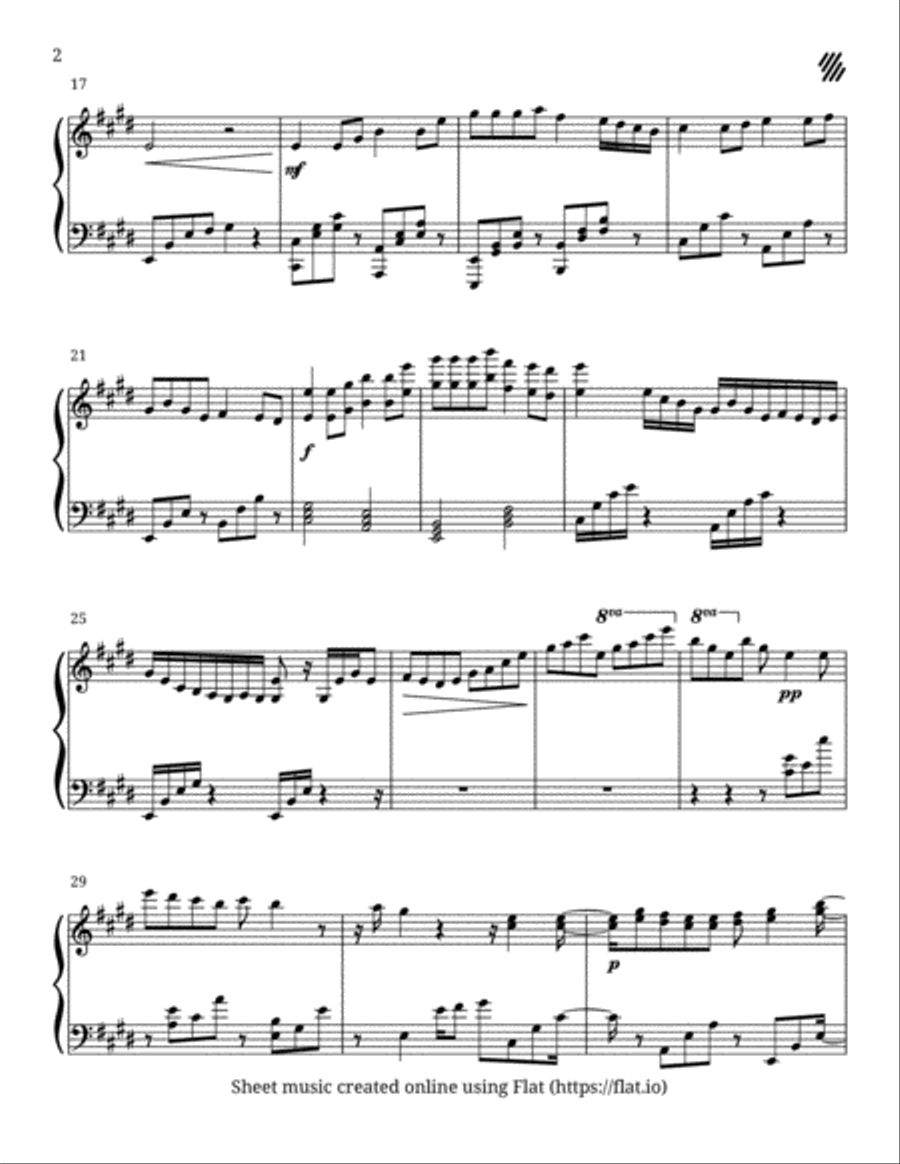 Dreaming by the Emerald Lake Voice scores gallery preview page 2