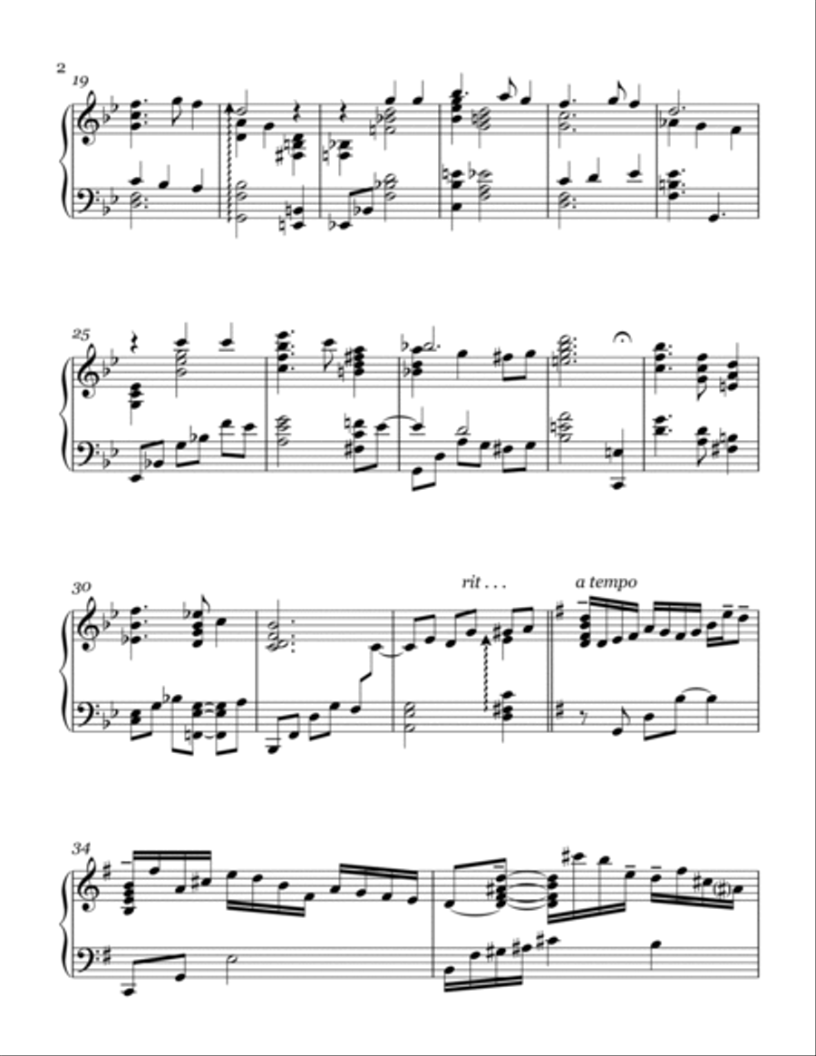 SILENT NIGHT (jazz piano arrangement) image number null