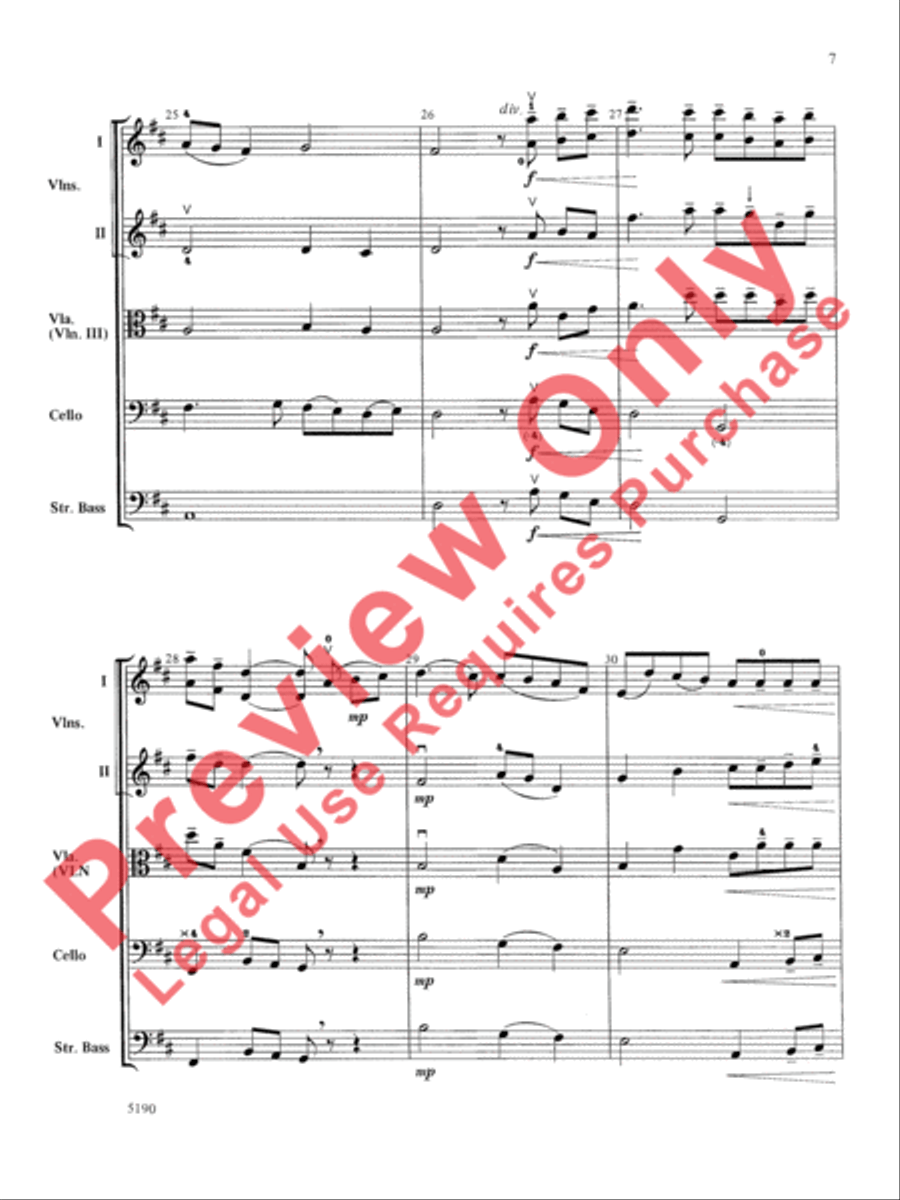 Danny Boy Danny Boy String Orchestra scores gallery preview page 8