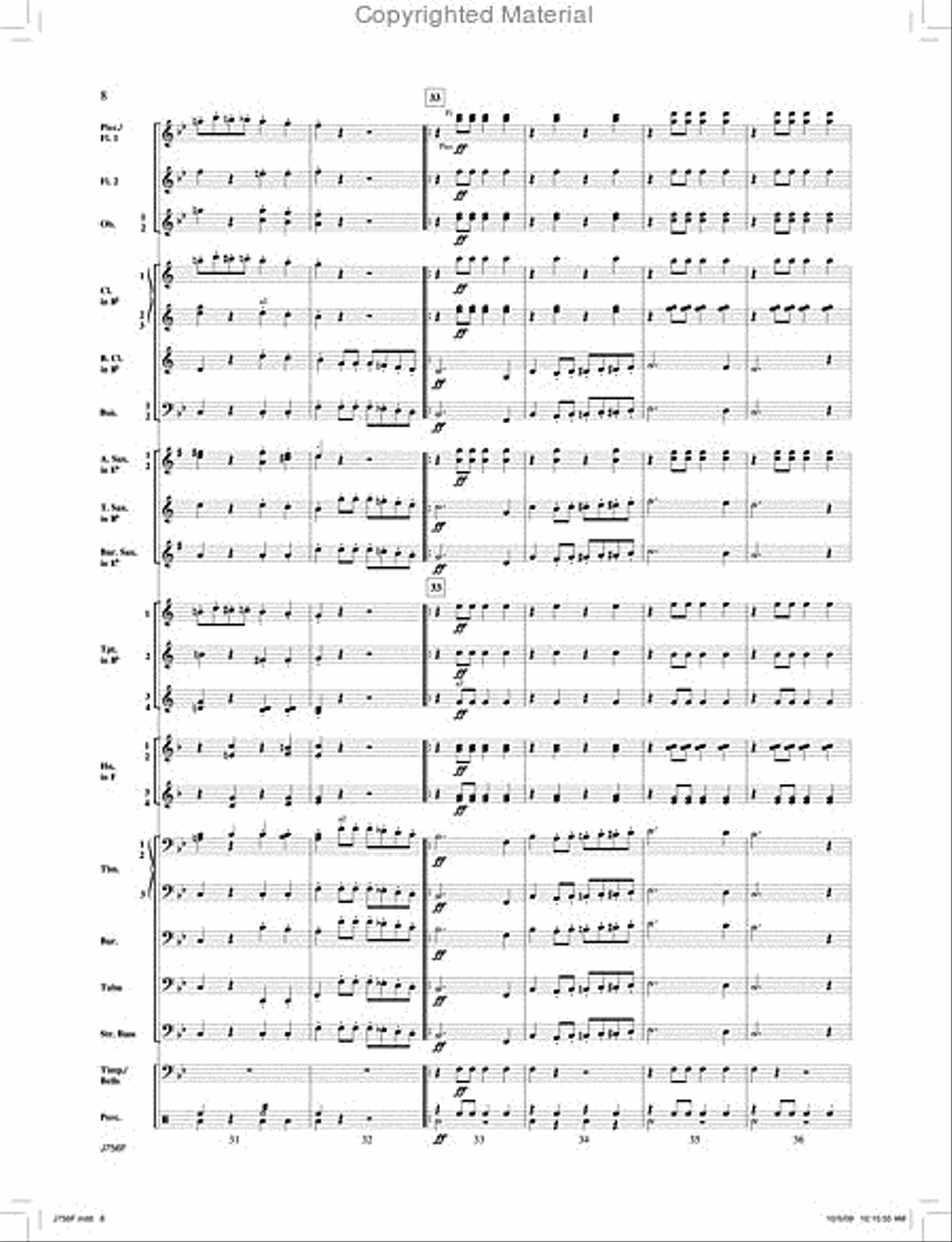 Entry of the Gladiators Concert Band scores gallery preview page 9