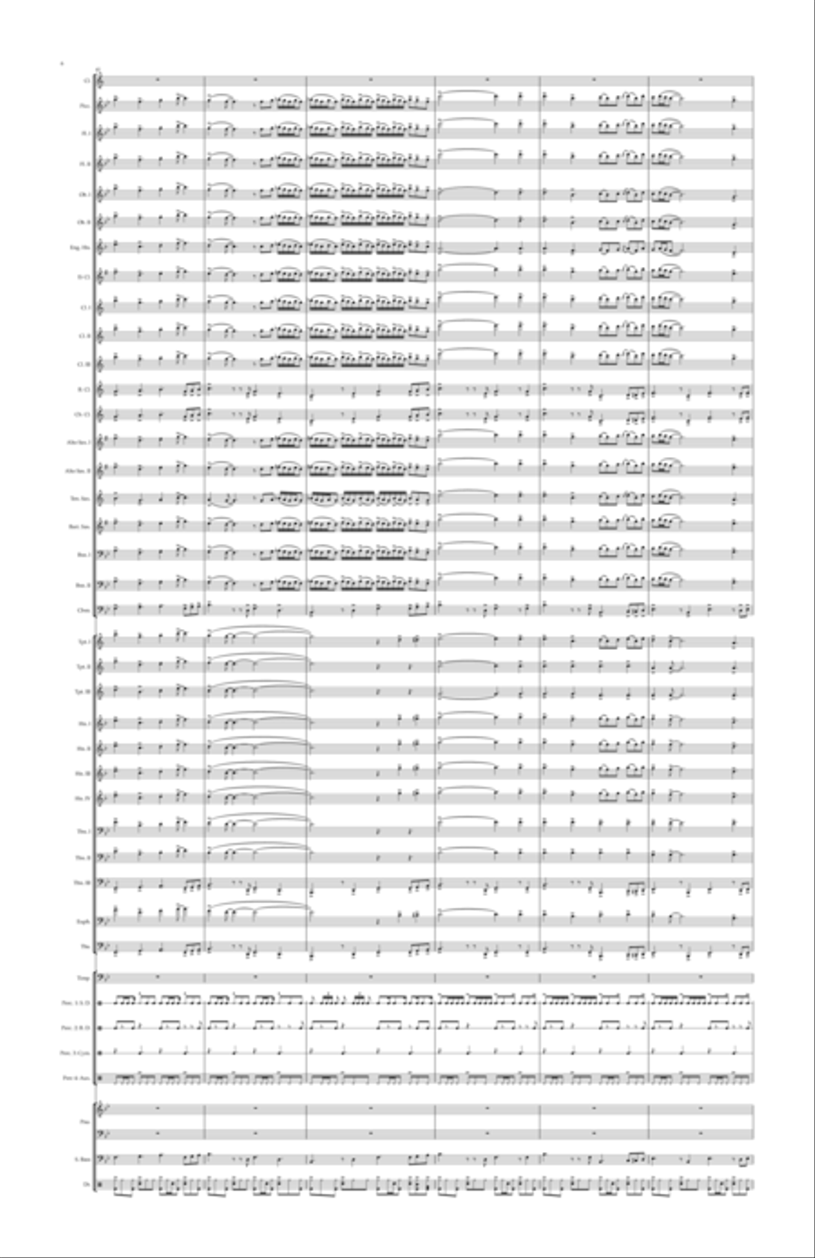 Just a Closer Walk with Thee Concert Band scores gallery preview page 6
