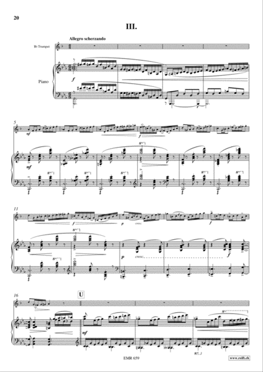 Konzert No. 1 c-moll Trumpet Solo scores gallery preview page 11