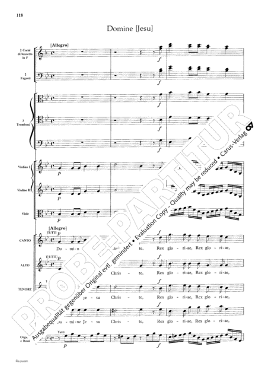 Requiem 4-Part scores gallery preview page 125
