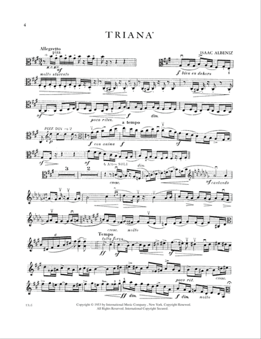Orchestral Excerpts Viola Solo scores gallery preview page 2
