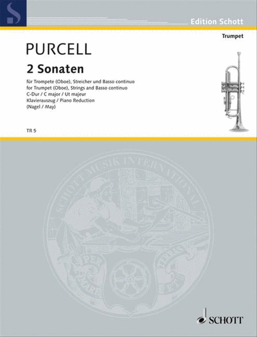 Sonatas 2 Trp/str Reduction Oboe scores gallery preview page 1