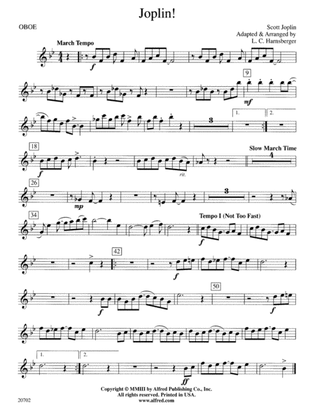 Joplin!: Oboe