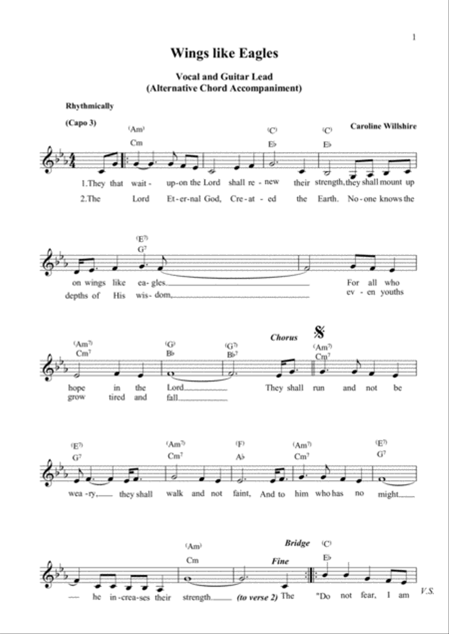 Wings Like Eagles Voice scores gallery preview page 2