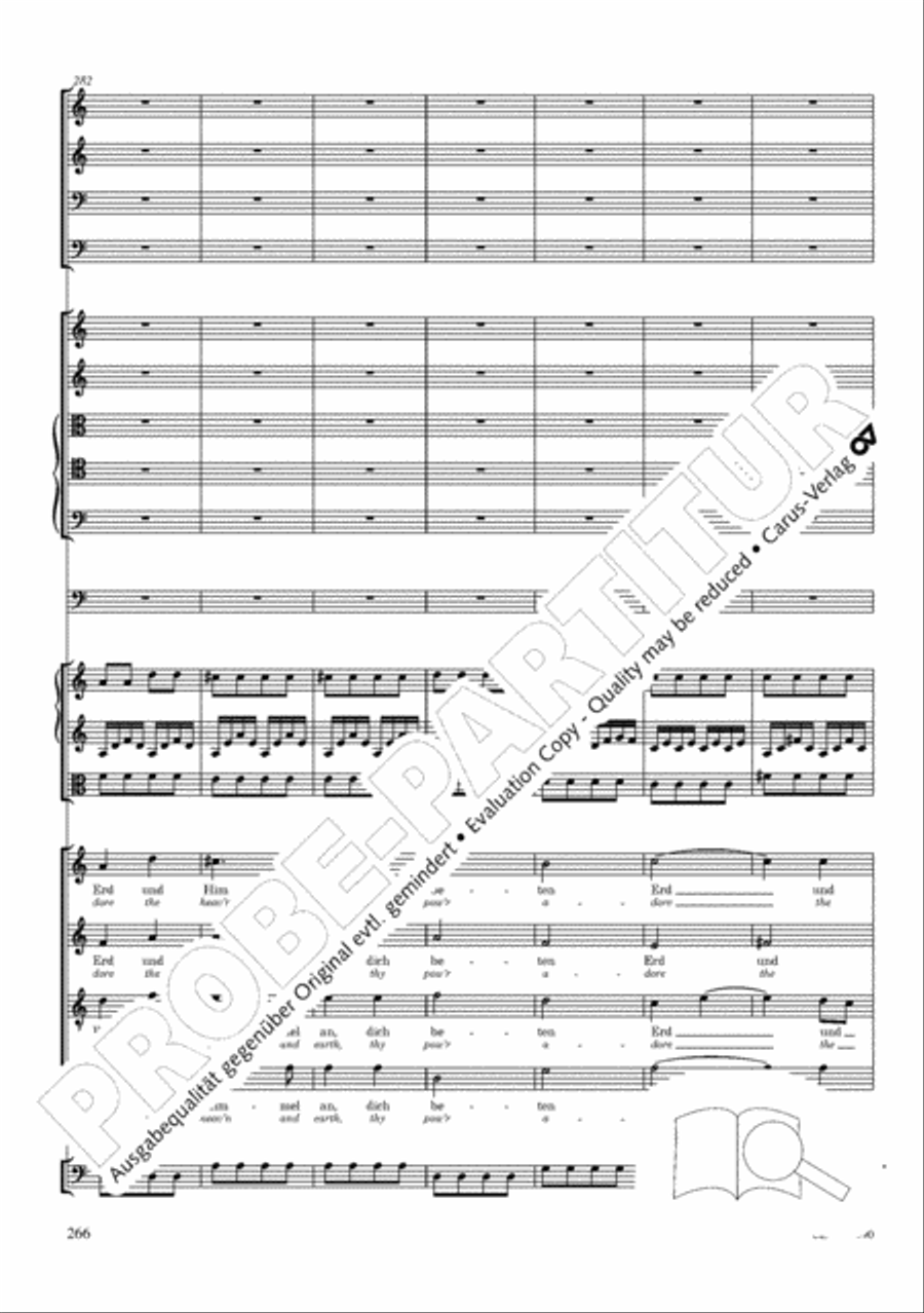 The Creation (Die Schopfung) 4-Part scores gallery preview page 286
