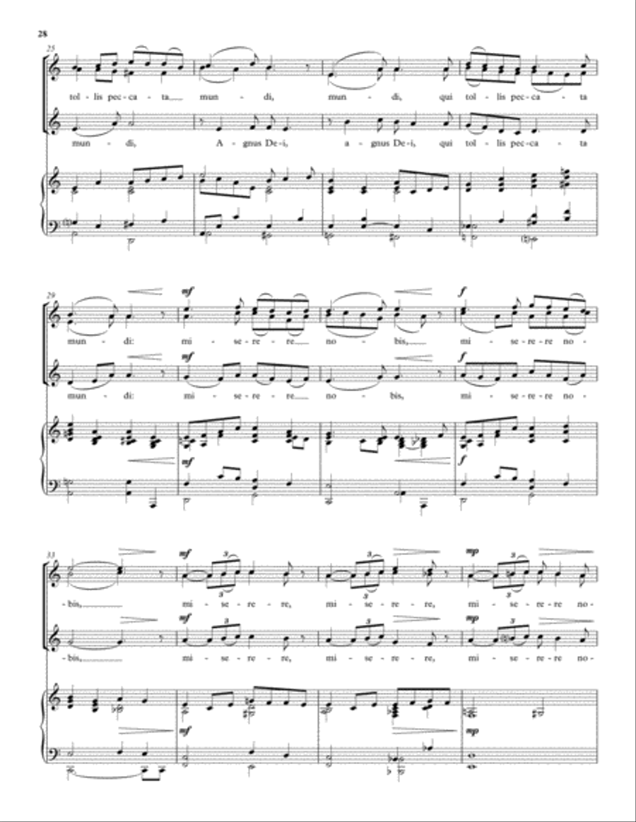 Nidaros Jazz Mass SSAA scores gallery preview page 14