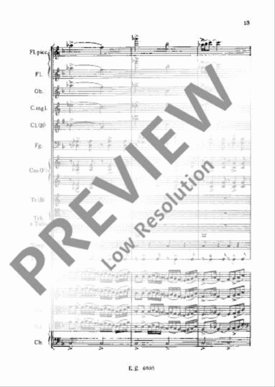 Polovtsian Dances Orchestra scores gallery preview page 16