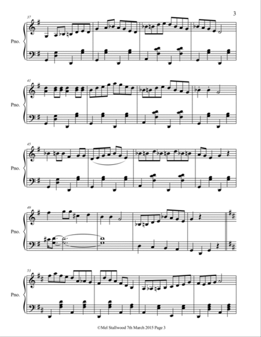 Owens on the Fiddle Piano Solo scores gallery preview page 3