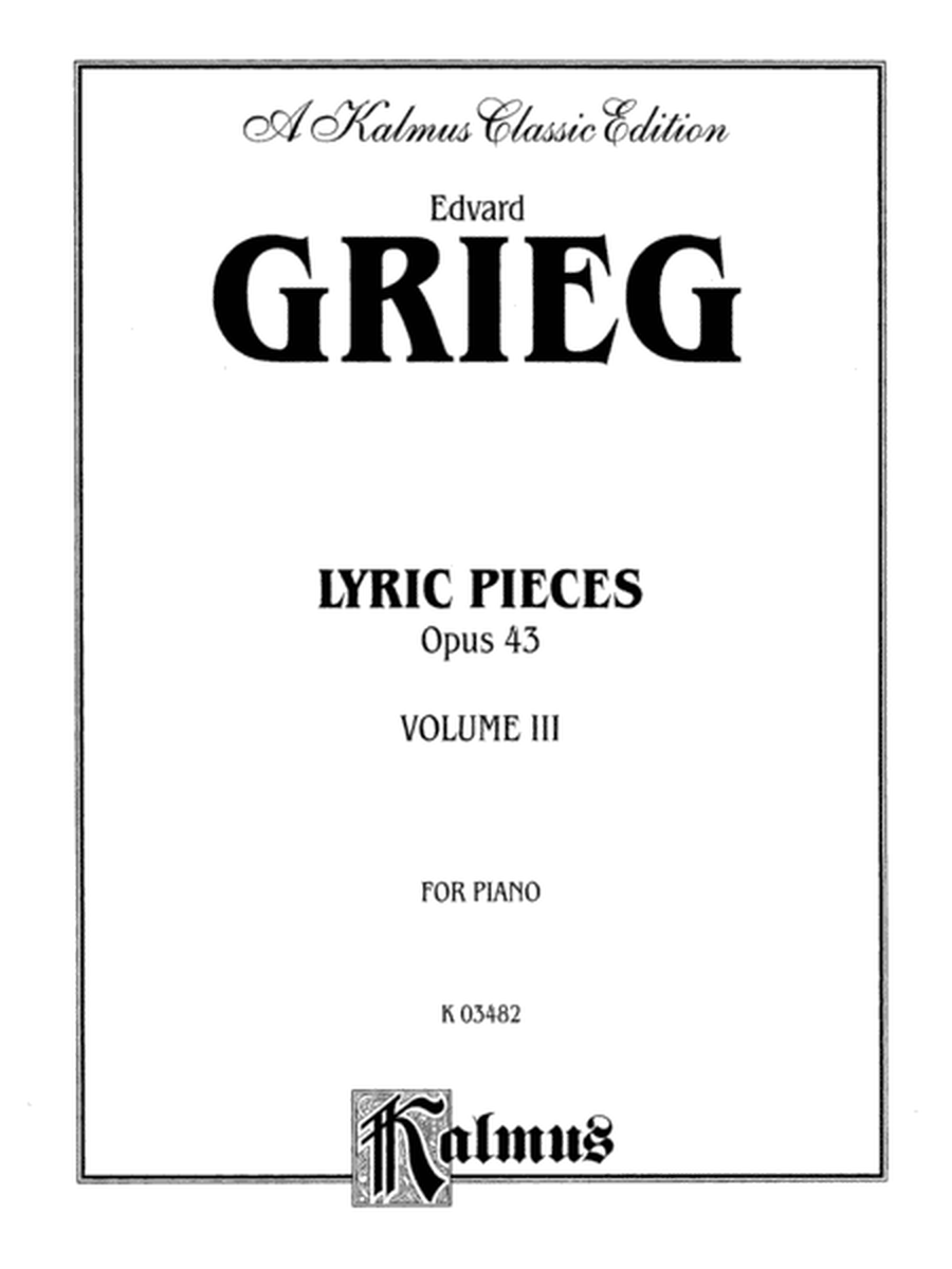 Lyric Pieces, Op. 43