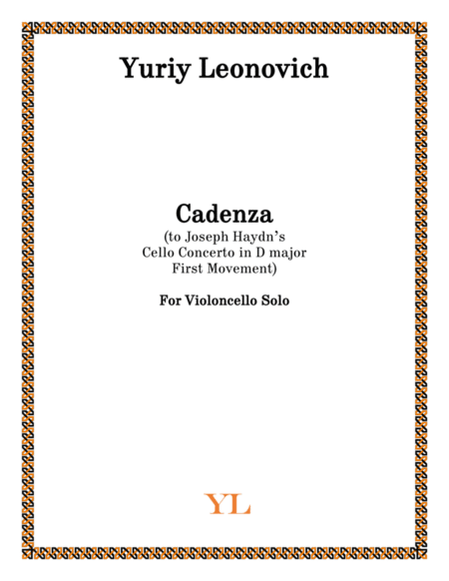 Cadenza to Haydn's Cello Concerto in D major, first movement