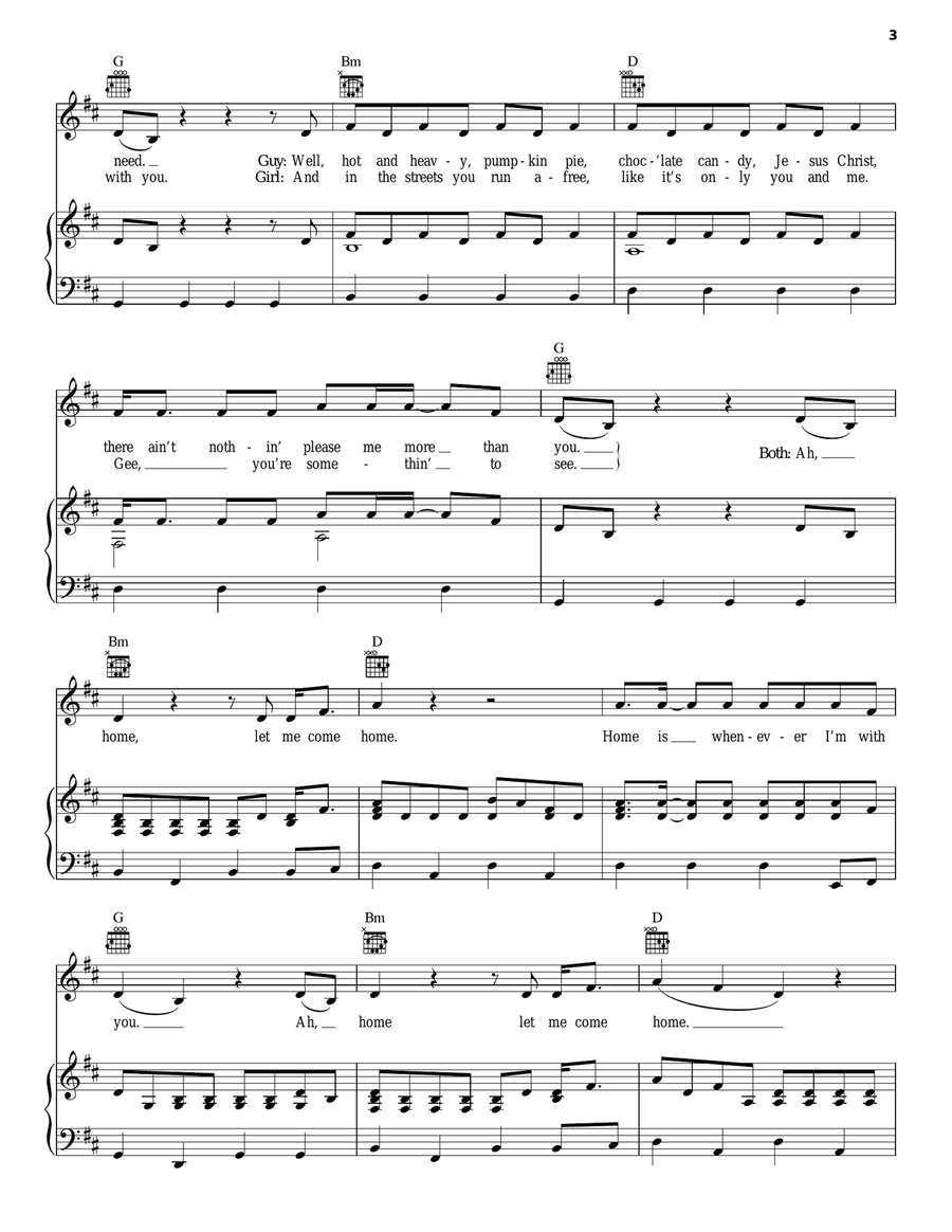 Home Acoustic Guitar scores gallery preview page 3