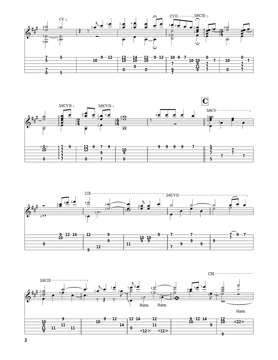 Plains (Eastern Montana Blues) Electric Guitar scores gallery preview page 2