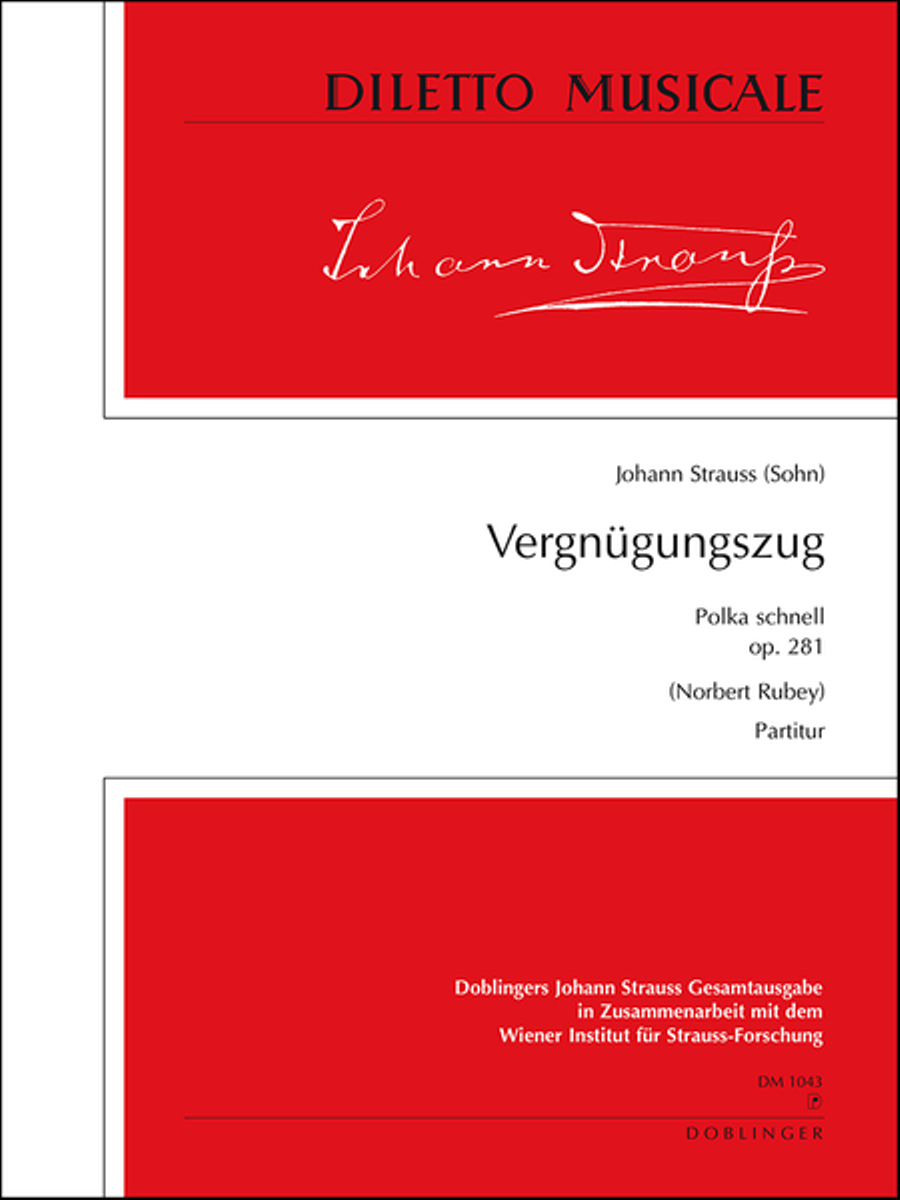 Vergnugungszug op. 281 Orchestra scores gallery preview page 1