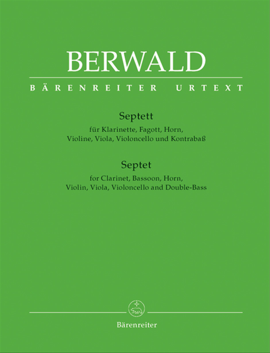 Septet for Clarinet, Bassoon, Horn, Violin, Viola, Violoncello and Double Bass