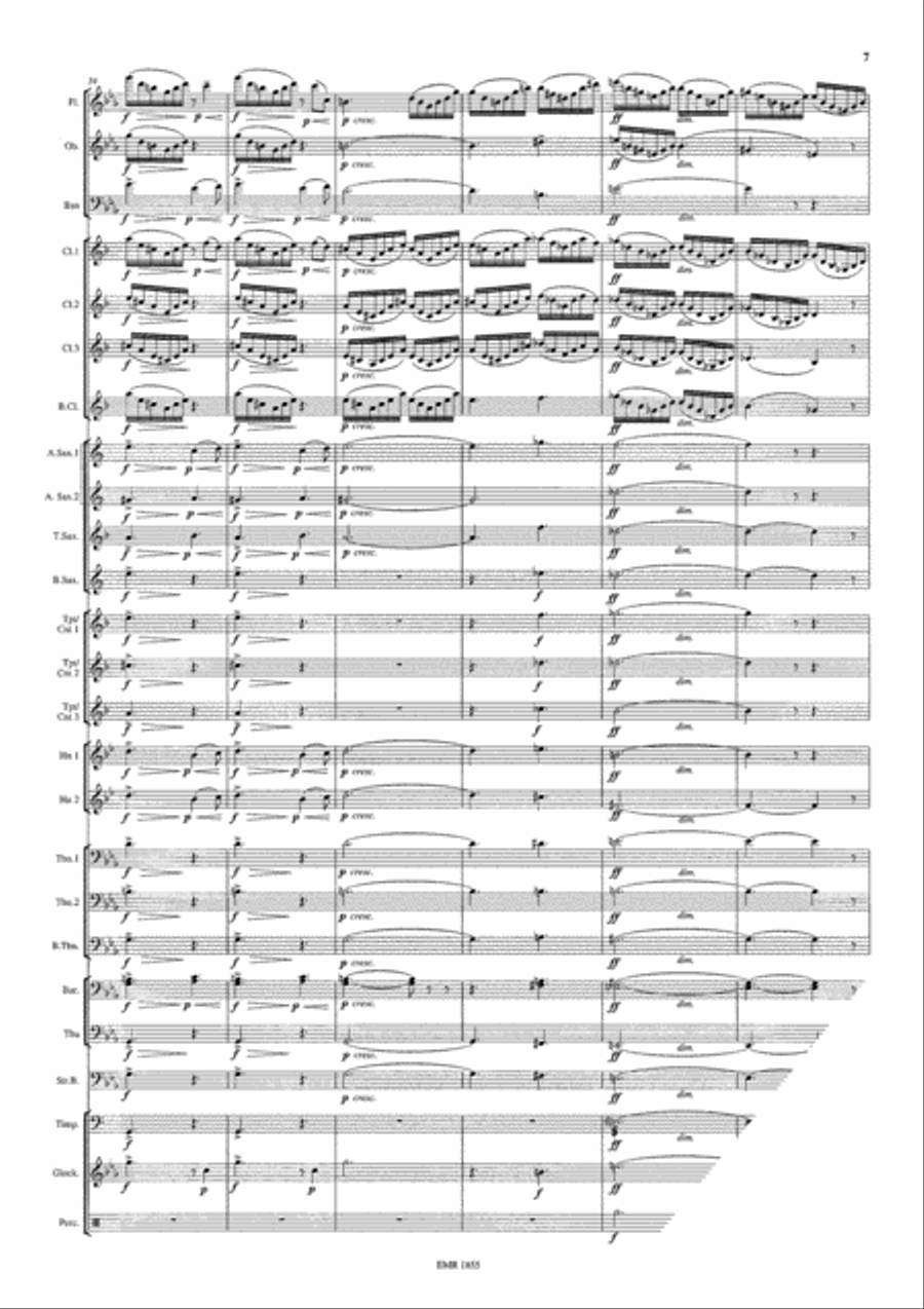 Morning Mood Morning Mood Concert Band scores gallery preview page 8