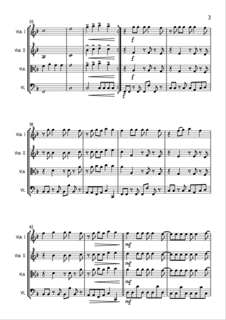 Like A Prayer String Quartet scores gallery preview page 3