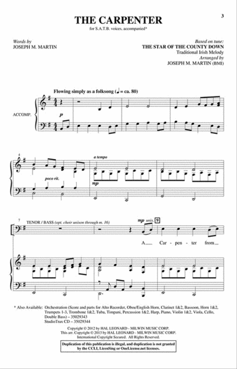 The Carpenter 4-Part scores gallery preview page 2