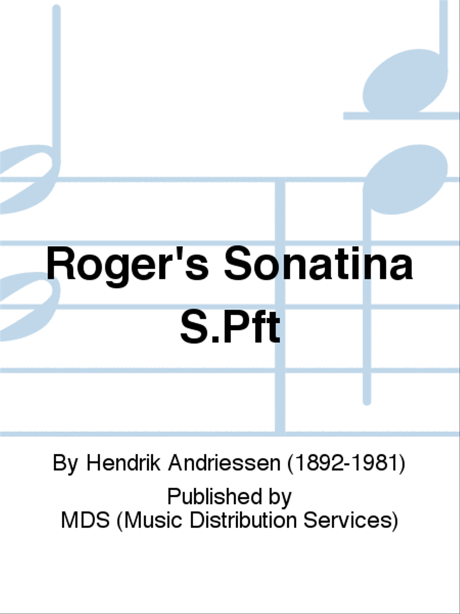 ROGER'S SONATINA S.Pft Piano Solo scores gallery preview page 1