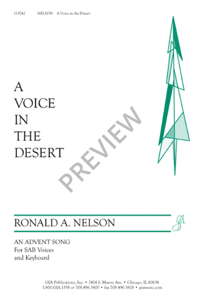 Book cover for A Voice in the Desert