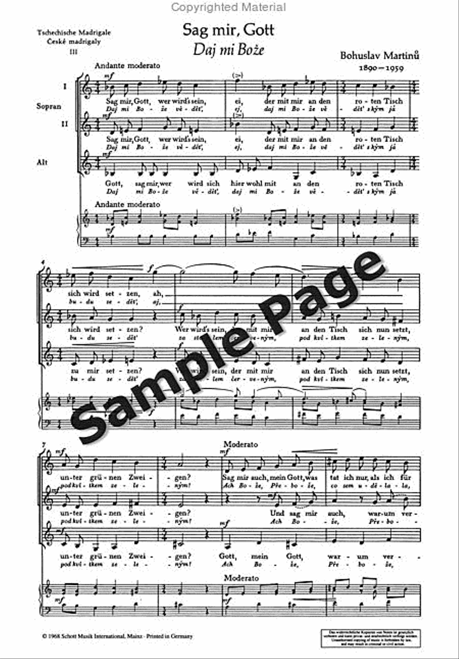 Sag mir Gott Sag mir Gott SSA scores gallery preview page 4