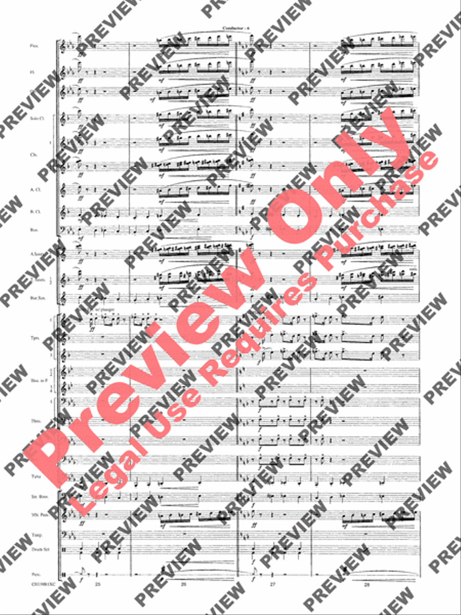 In the Miller Mood Concert Band scores gallery preview page 9