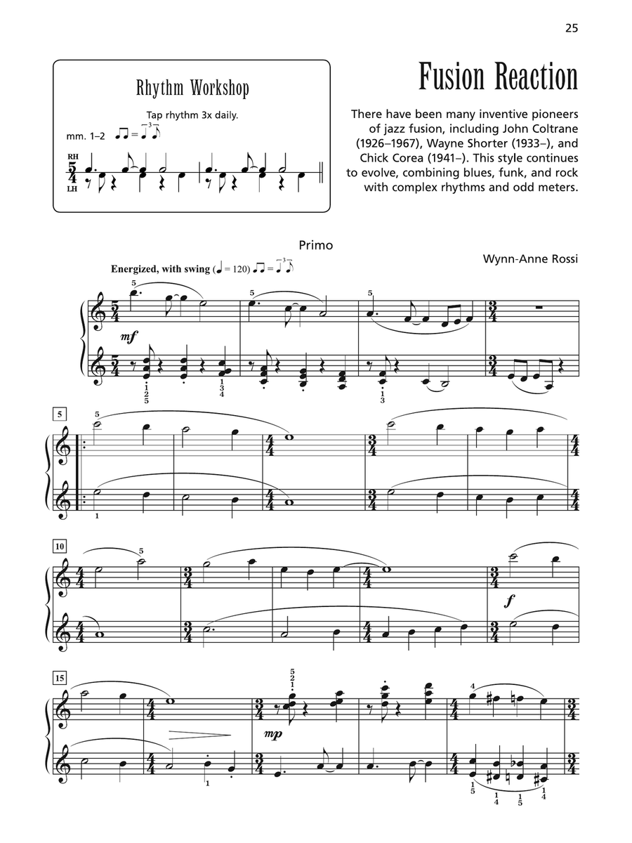 Fusion Reaction - Piano Duet (1 Piano, 4 Hands) 1 Piano, 4-Hands scores gallery preview page 2