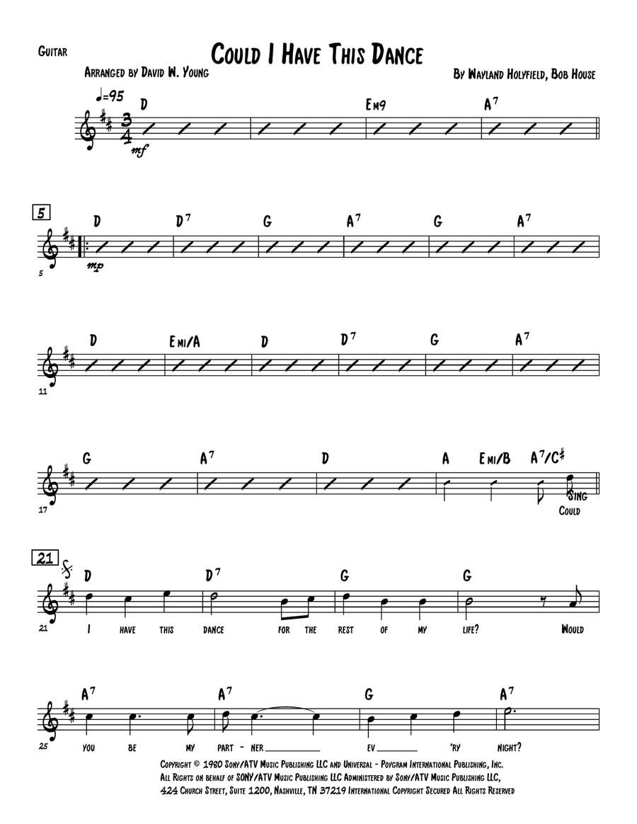 Could I Have This Dance Soprano Voice scores gallery preview page 5